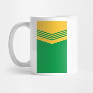 Norwich City 1978 Retro Green & Yellow Mug